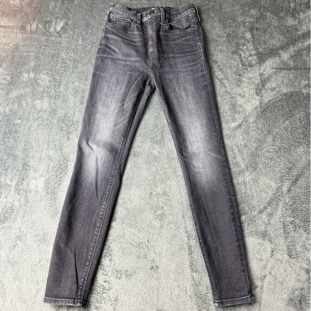 Hudson Jeans Nico Mid‎ Rise Super Skinny Ankle Gray Wash Women's Size 25
